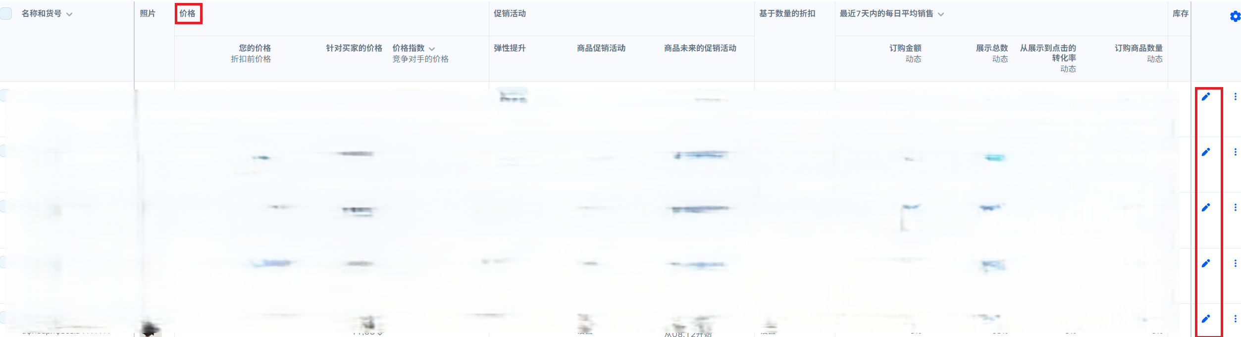 OZON改价格
