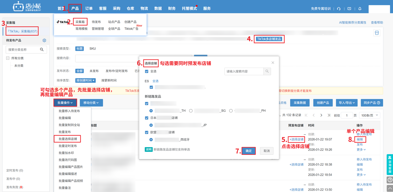 tiktok铺货工具