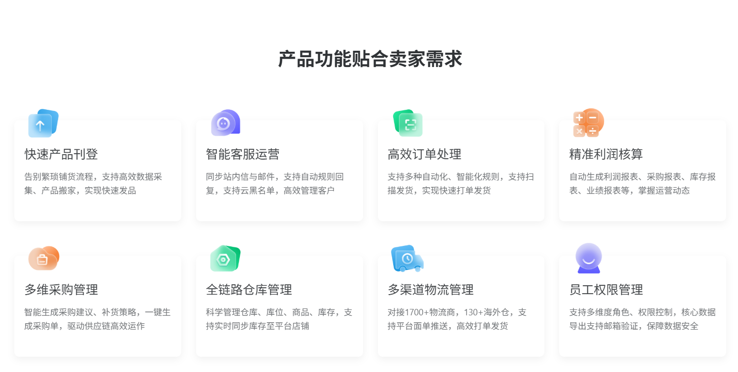 店小秘ERP功能拆解