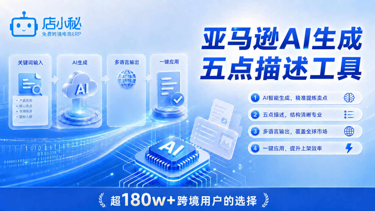 亚马逊AI生成五点描述工具