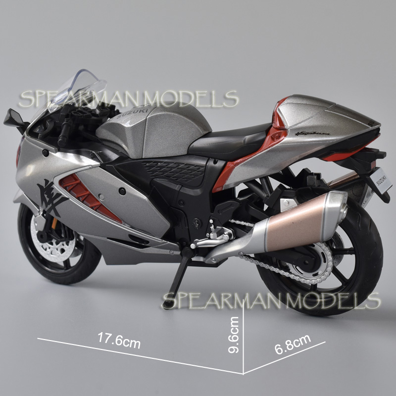 1:12 Scale Diecast Motorcycle Model Toys Suzuki Hayabusa 2024