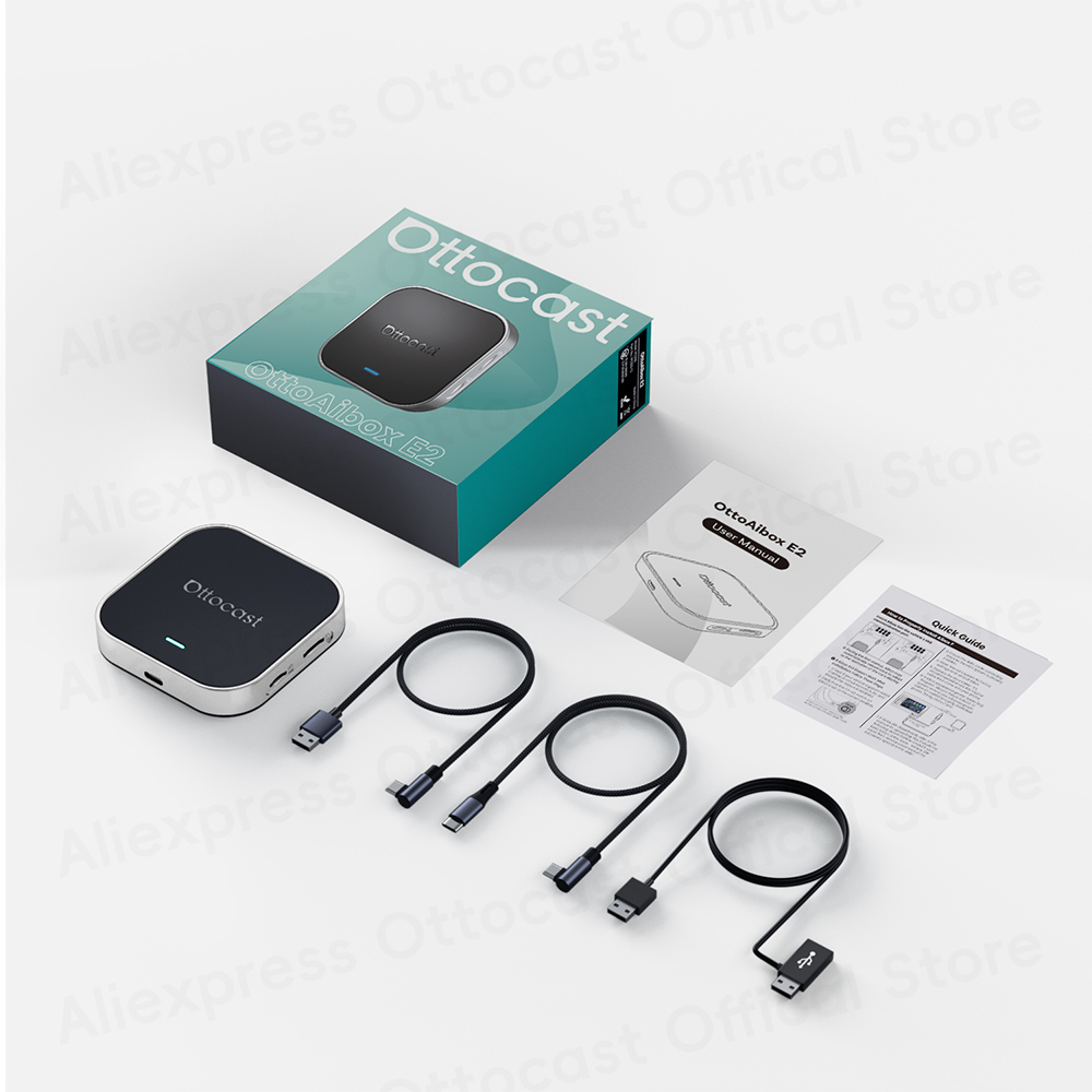 Ottocast E2 OttoAibox Car Streaming Box, Android 13 Smart Ai Box