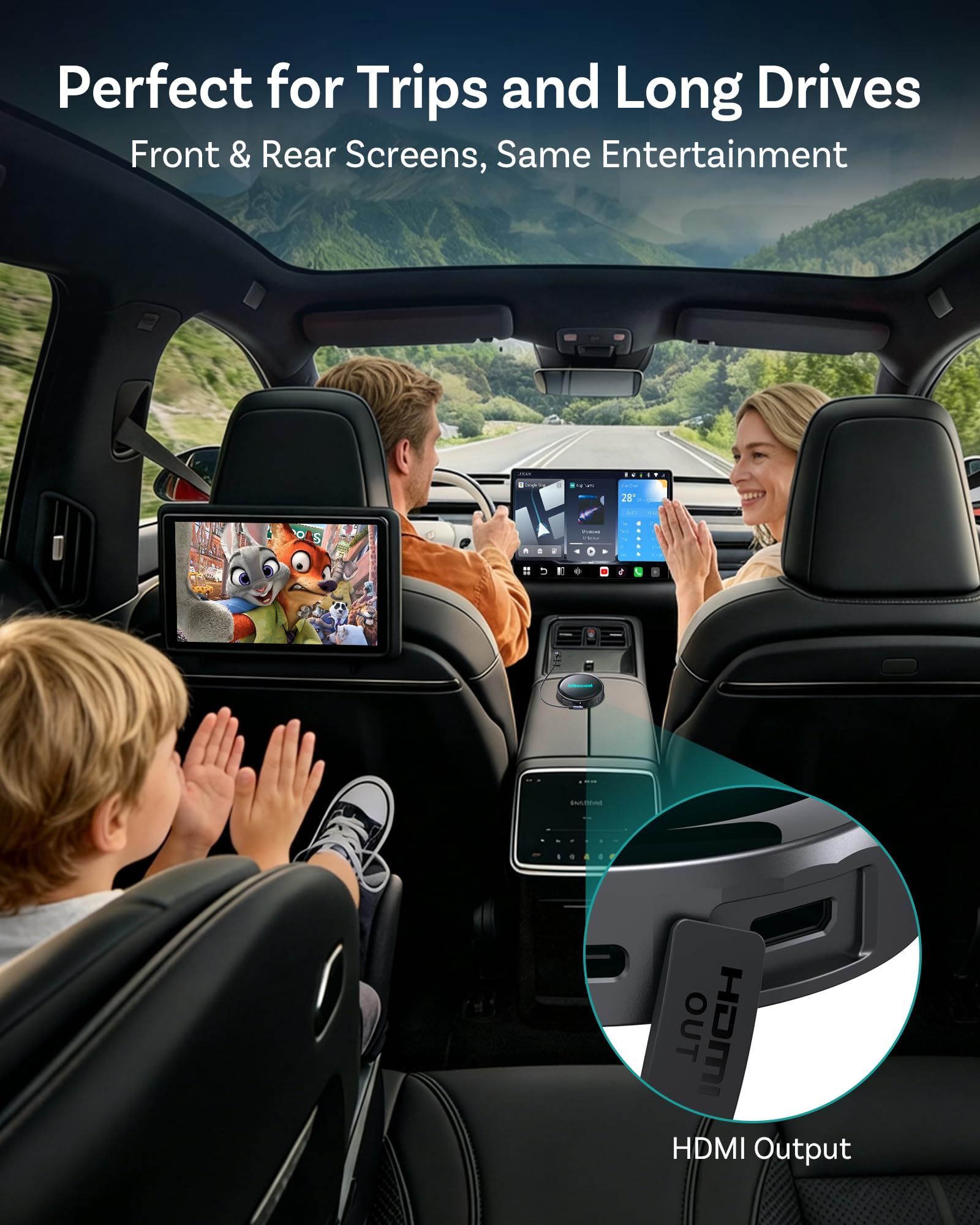 Ottocast P3 Pro Android 13 AI Box CarPlay Adapter *AI-Control 