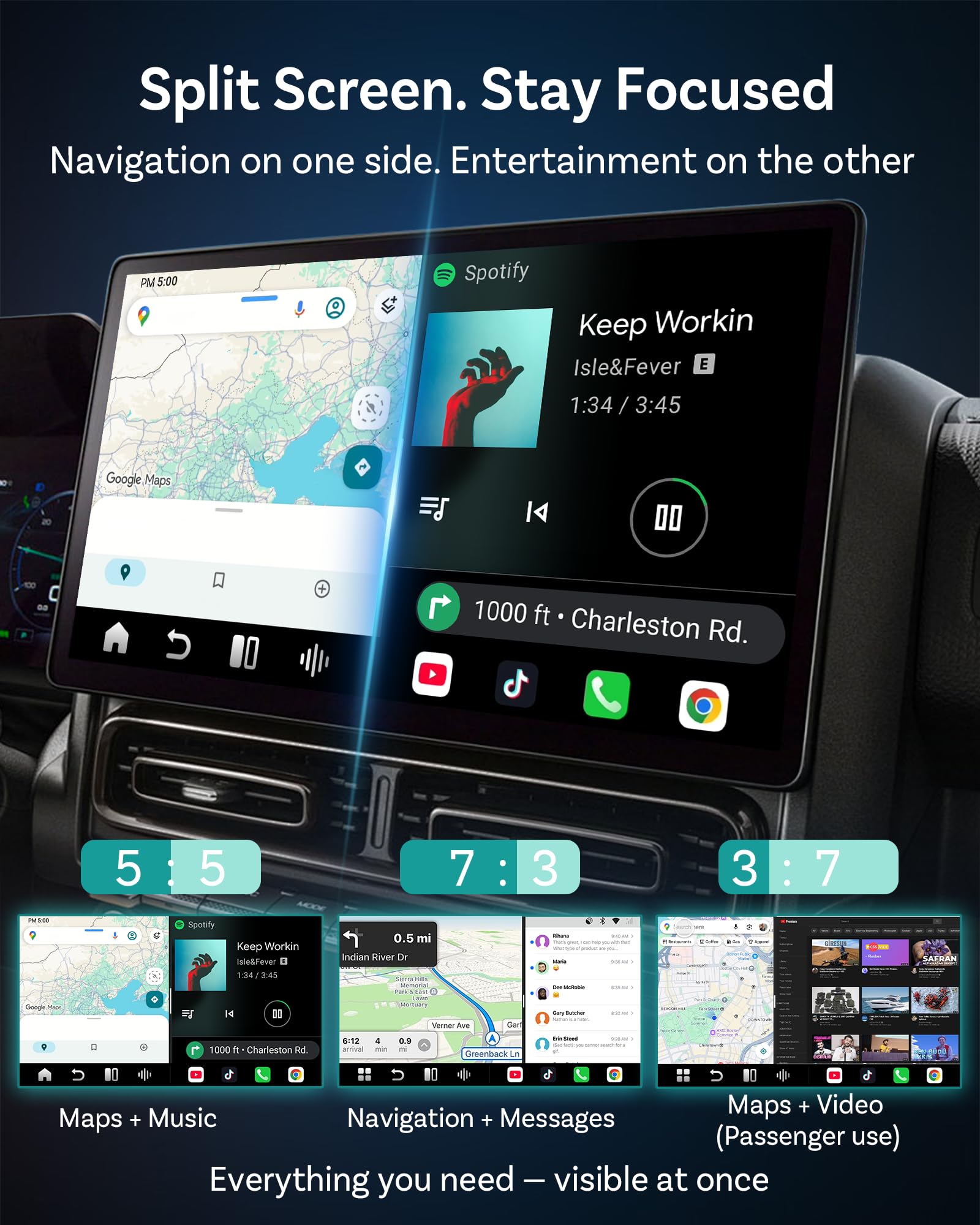 OTTOCAST P3 Pro CarPlay AI Box Android Adapter Wireless Android