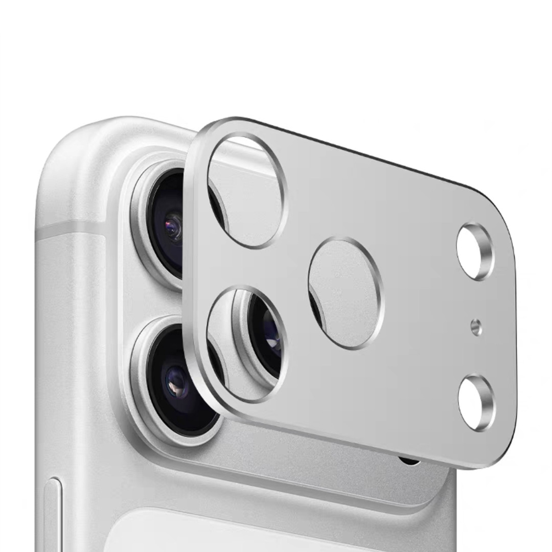 WSKEN Matte camerabescherming voor iPhone 17 Pro, metalen plaat