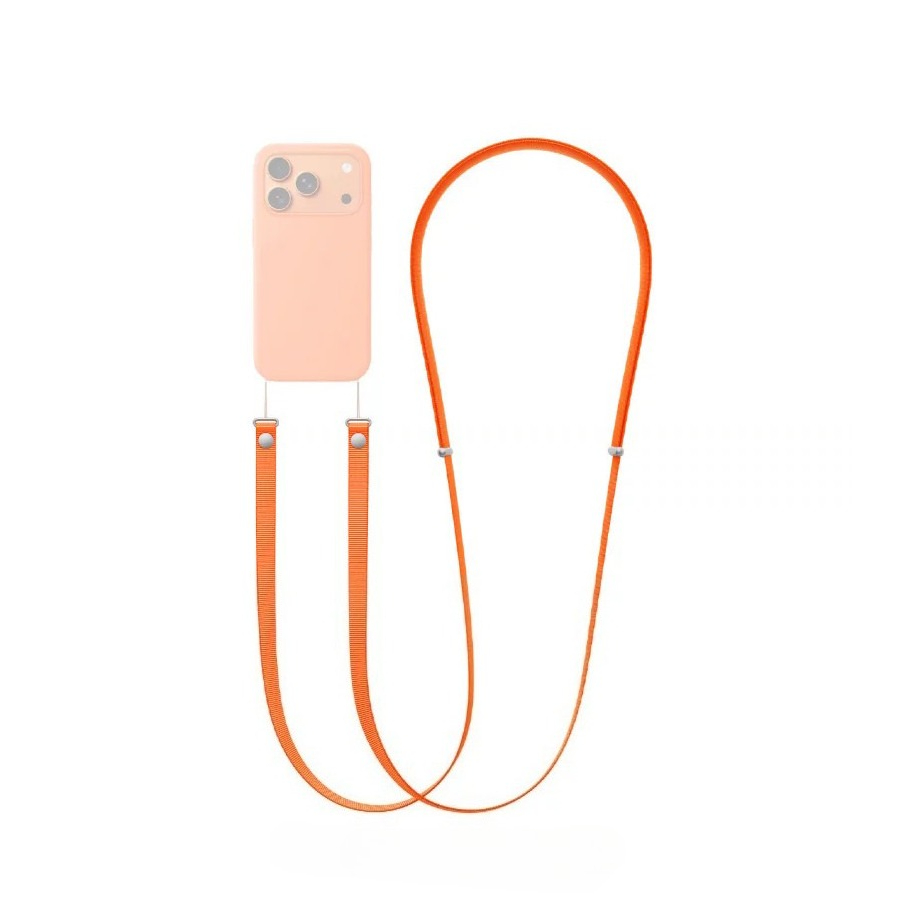 Cinturino magnetico intrecciato ufficiale di alta qualità per iPhone 17 Pro Max 17 Air originale, cordino a tracolla, cinturino Apple anti-smarrimento_voghion.com