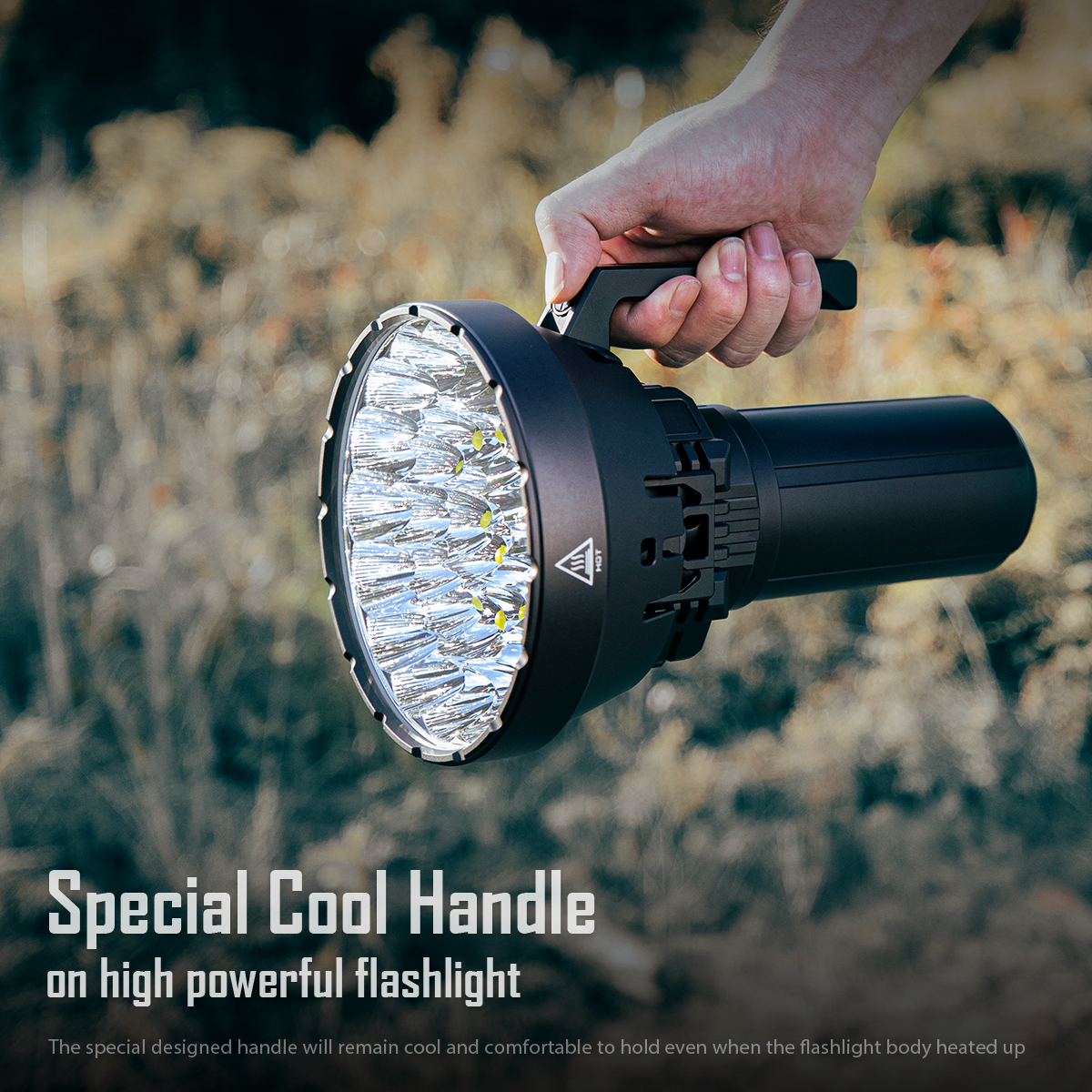 IMALENT MS32 200000 Lumens Long Throw Flashlight with Charger