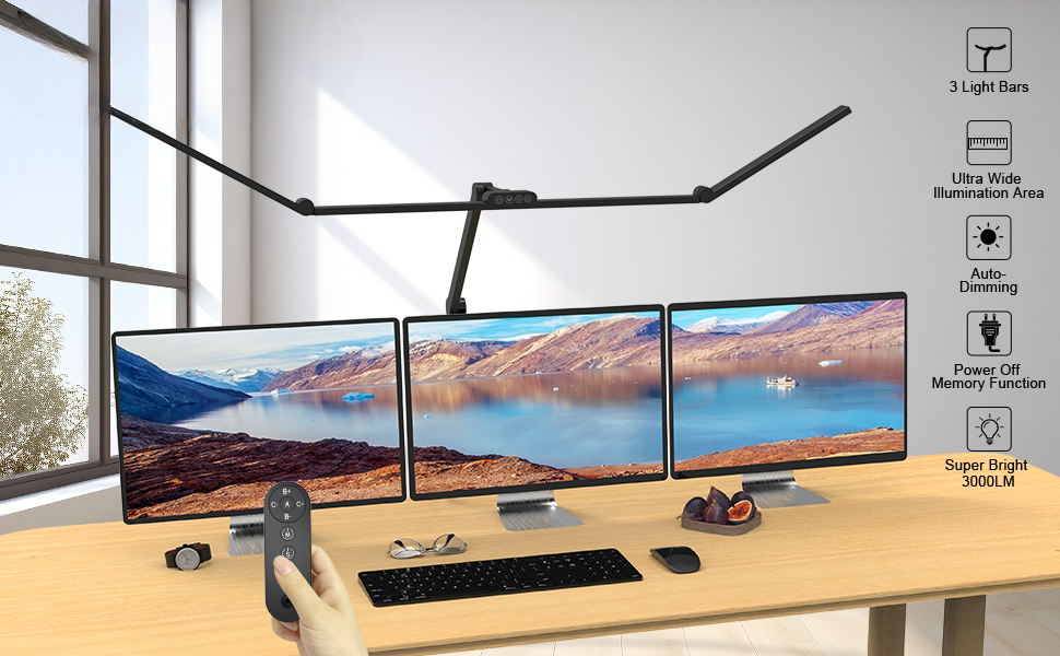 Ultra Wide Led Desk Lamp