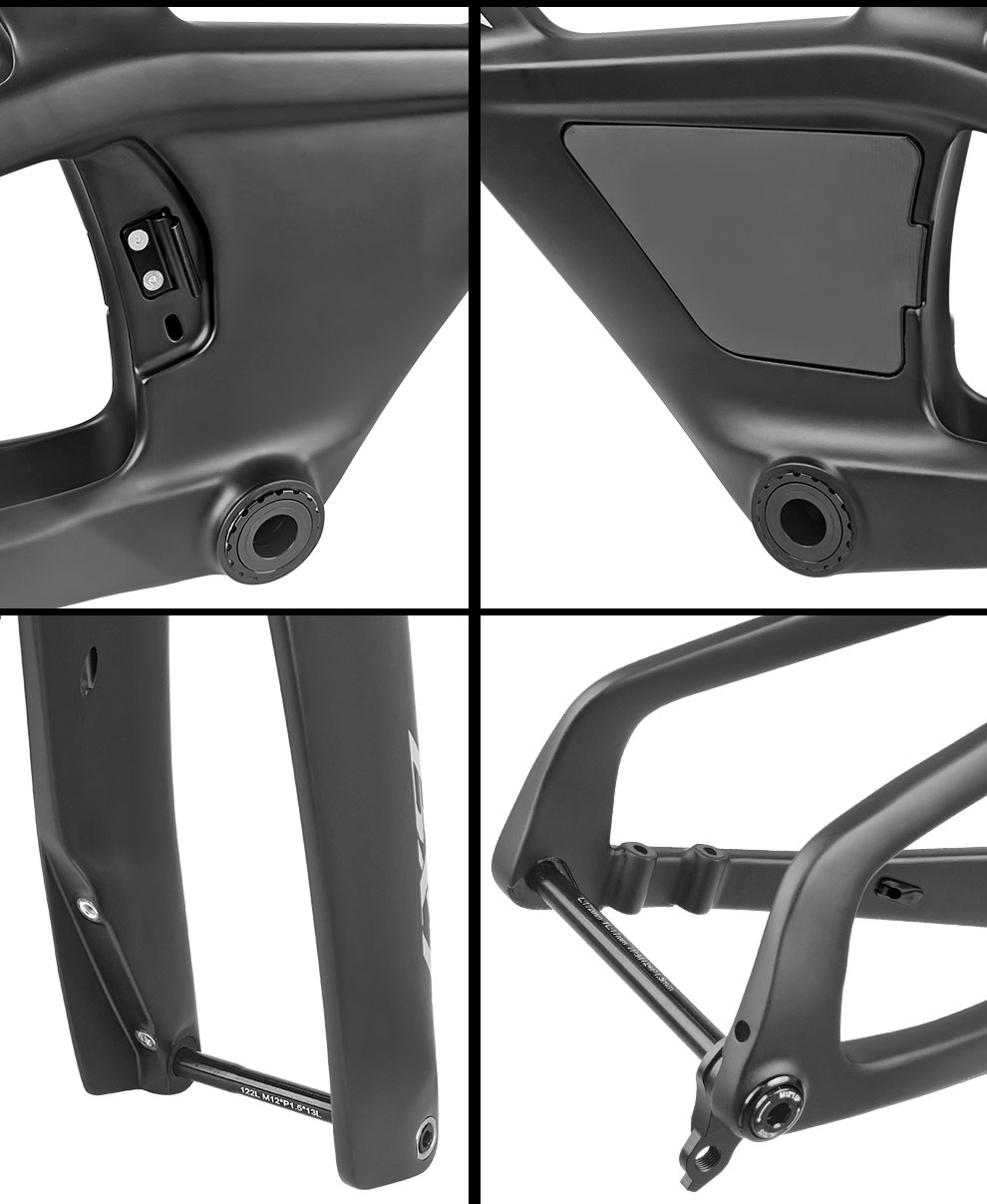 BXT Carbon Triathion TT Bike Frameset Disc Brake Time Trial Road