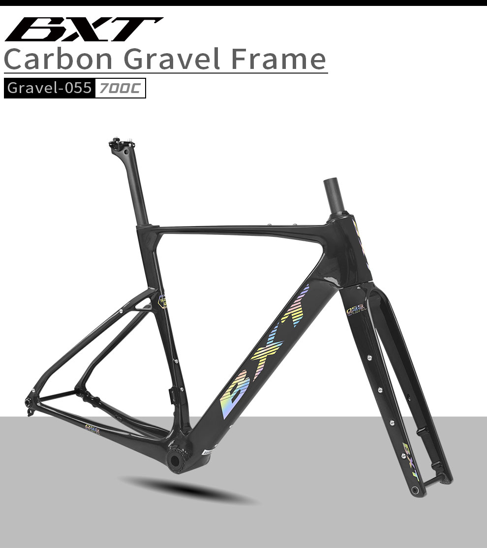 BXT Carbon Gravel Frame 700x50c Road Bike Cyclocorss UDH Disc