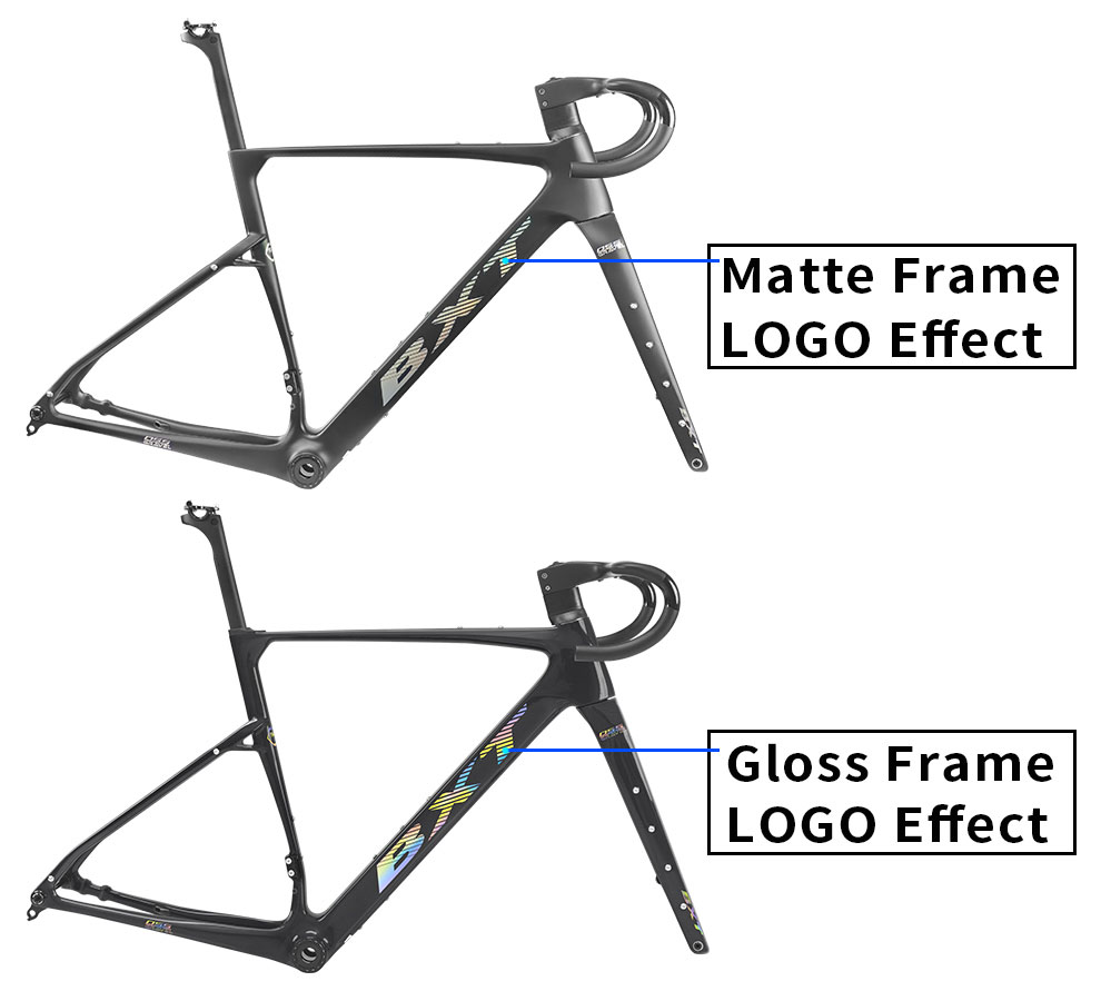 BXT Gravel Bike Frame 700C Internal Cable Disc Carbon Gravel Bike