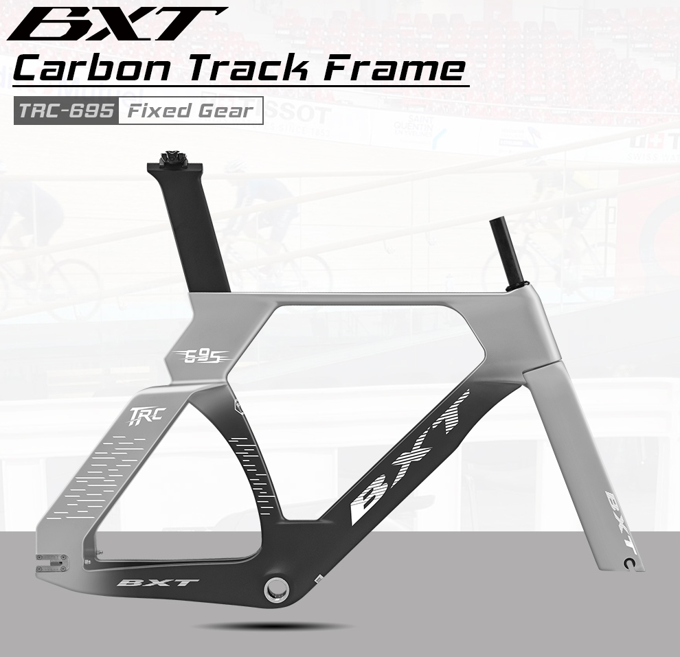 BXT New Carbon Track Bike Frameset Single Speed/Fixed Gear Racing