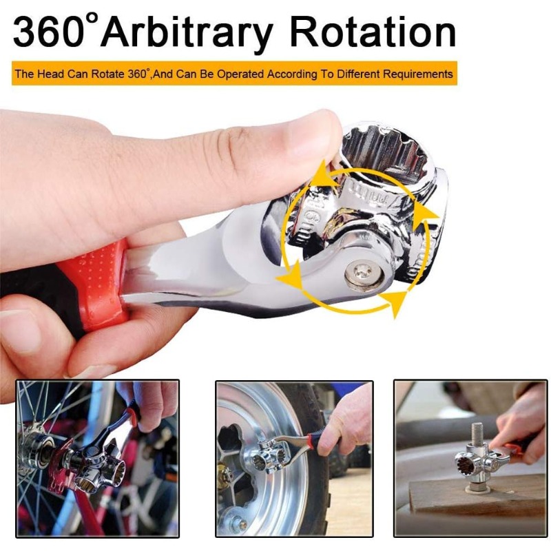 360° Rotating Heads