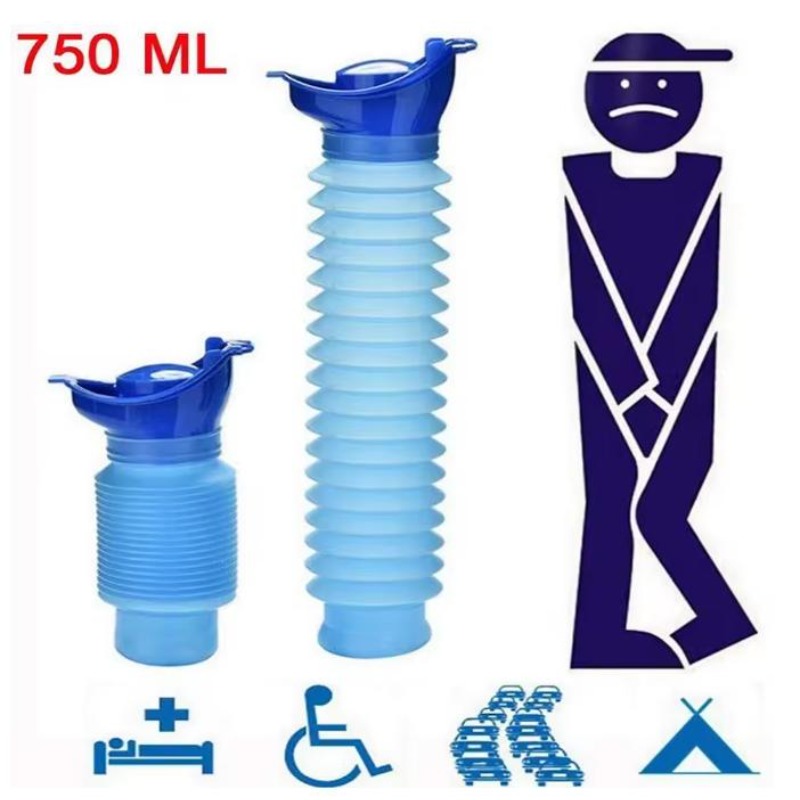 Portable Car Urinal Bucket Scene