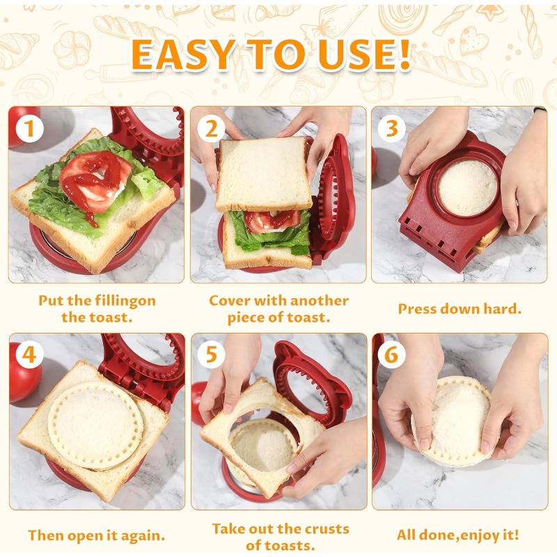 2-in-1 Sandwich Cutter & Sealer