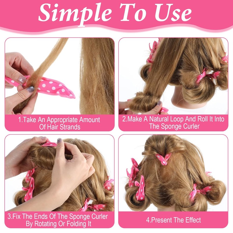 Satin Overnight Curlers Overview