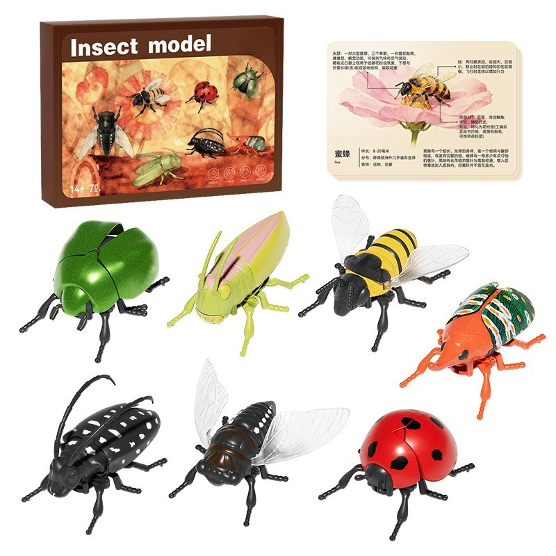 Insect toy set highlights
