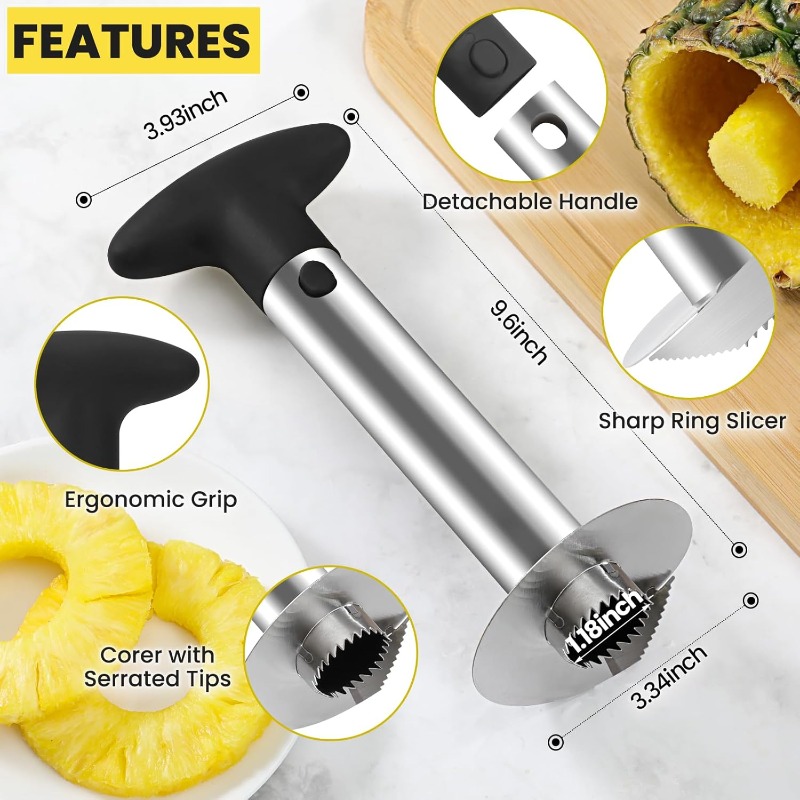 Pineapple Corer in Action