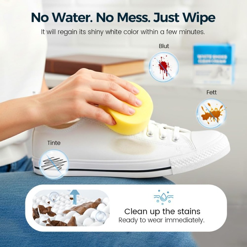 Easy Apply & Wipe with Included Sponge