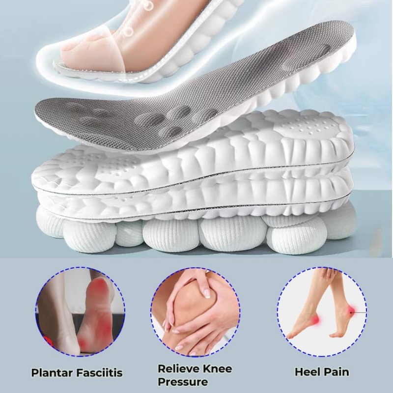 Shock Absorption with U-Shaped Heel Cup