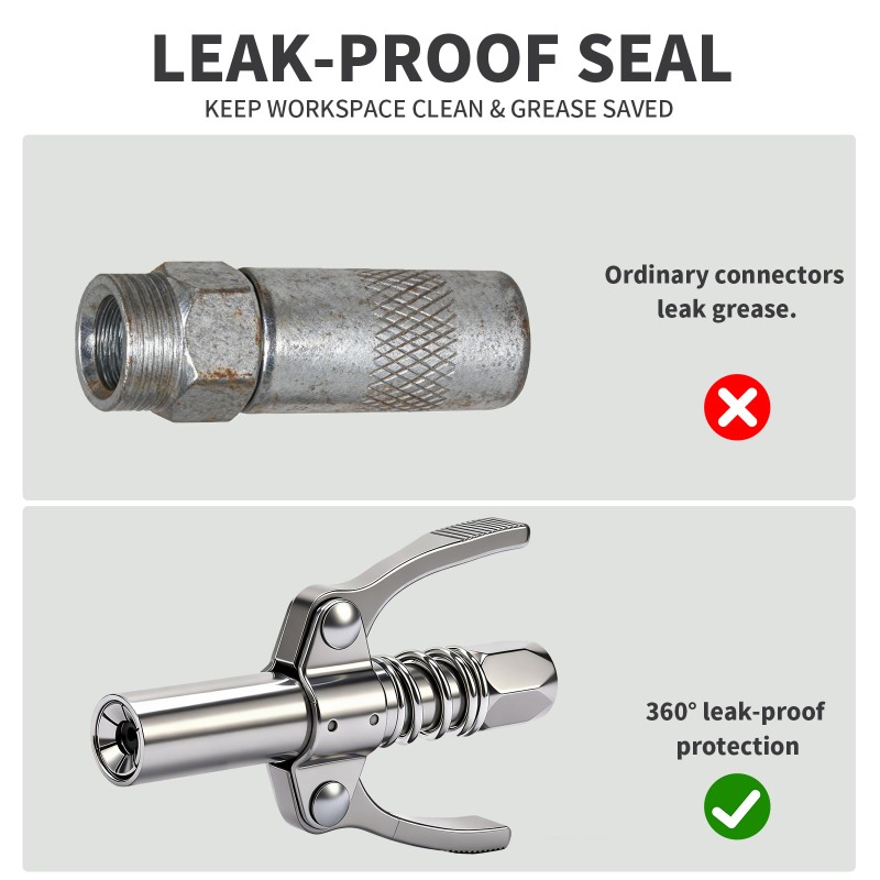 Handles stubborn high pressure fittings