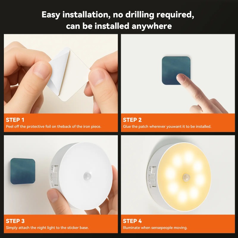 Magnetic Mount & Tool-Free Installation