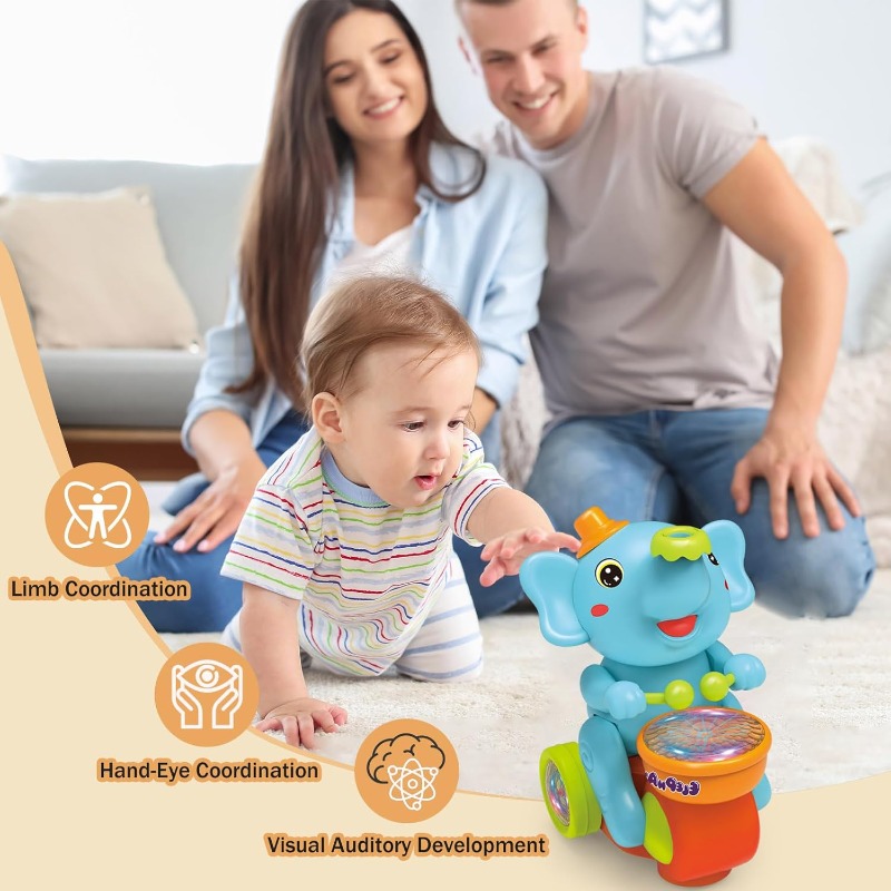Encourages Crawling and Active Play