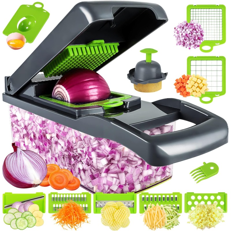 8 Interchangeable Stainless Steel Blades