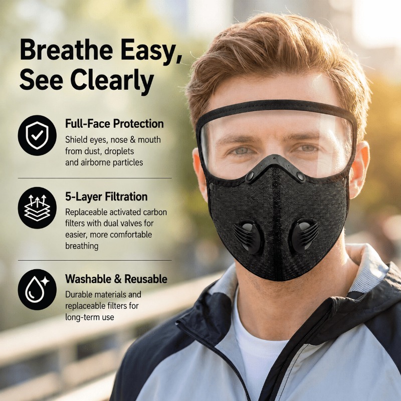 Full-Face Protective Mask Overview