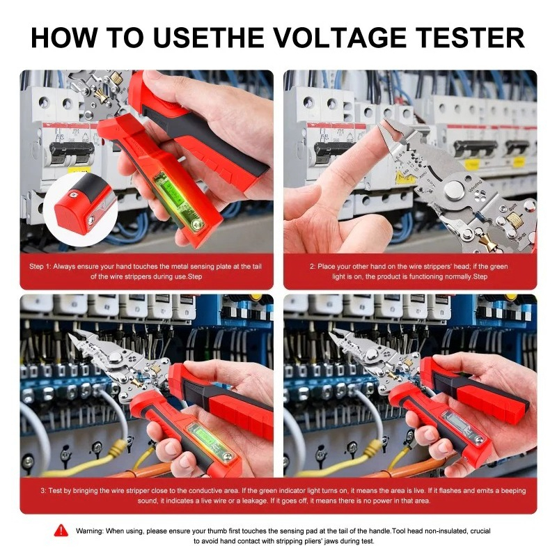 Integrated Non-Contact Voltage Tester