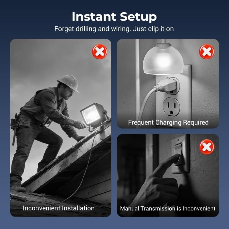 Clip-on installation comparison