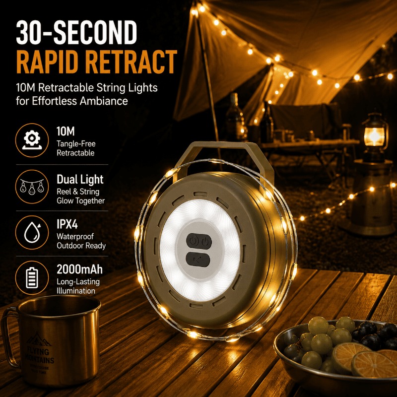 Camping String Light Hero