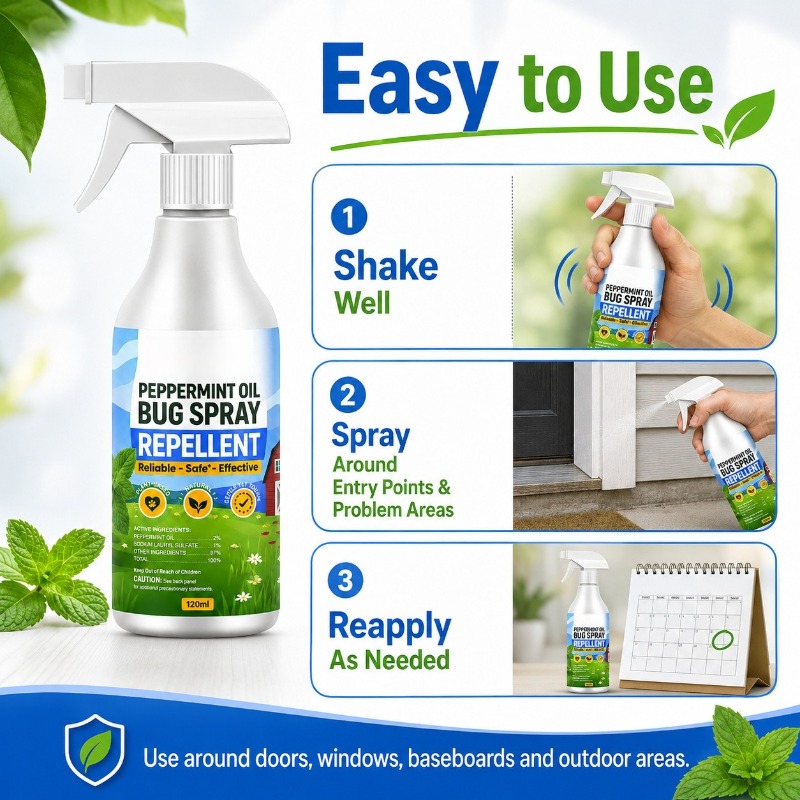 Easy to use spray bottle