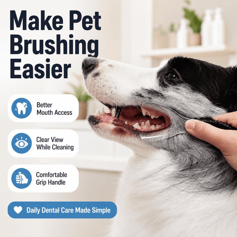 Pet Mouth Retractor in use
