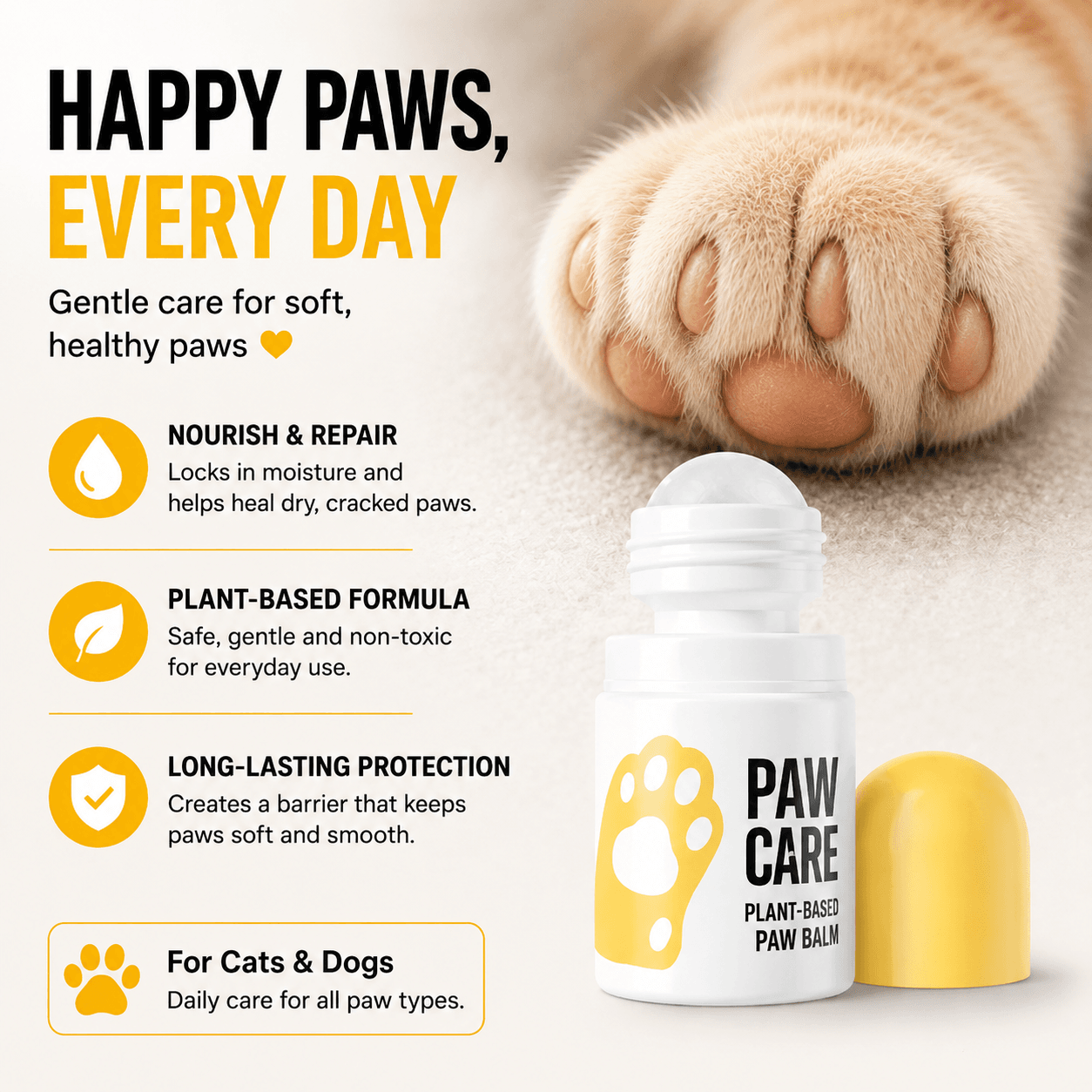 Roll-on Paw Balm Product