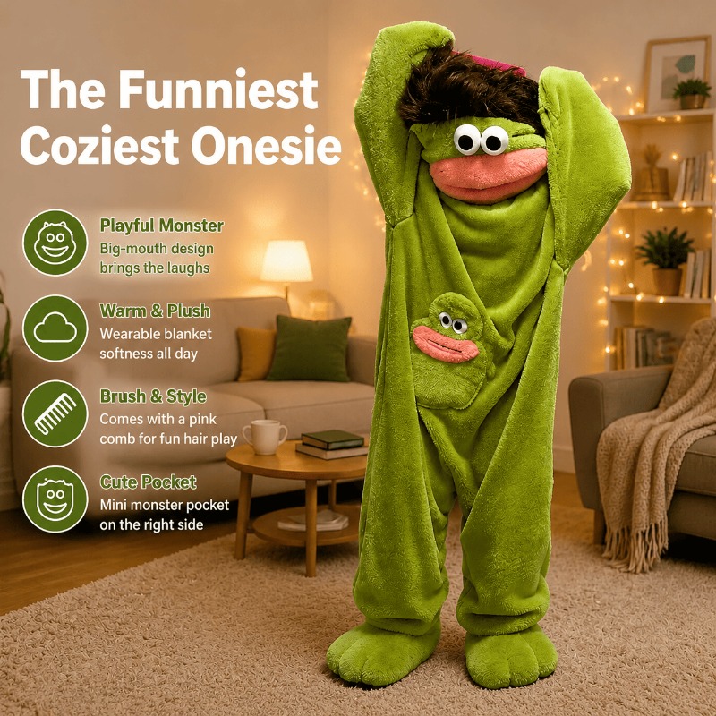Playful Monster Onesie Design