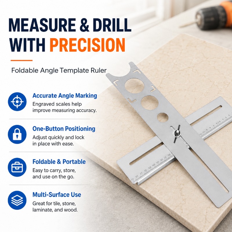 Stainless Steel Tile Hole Locator