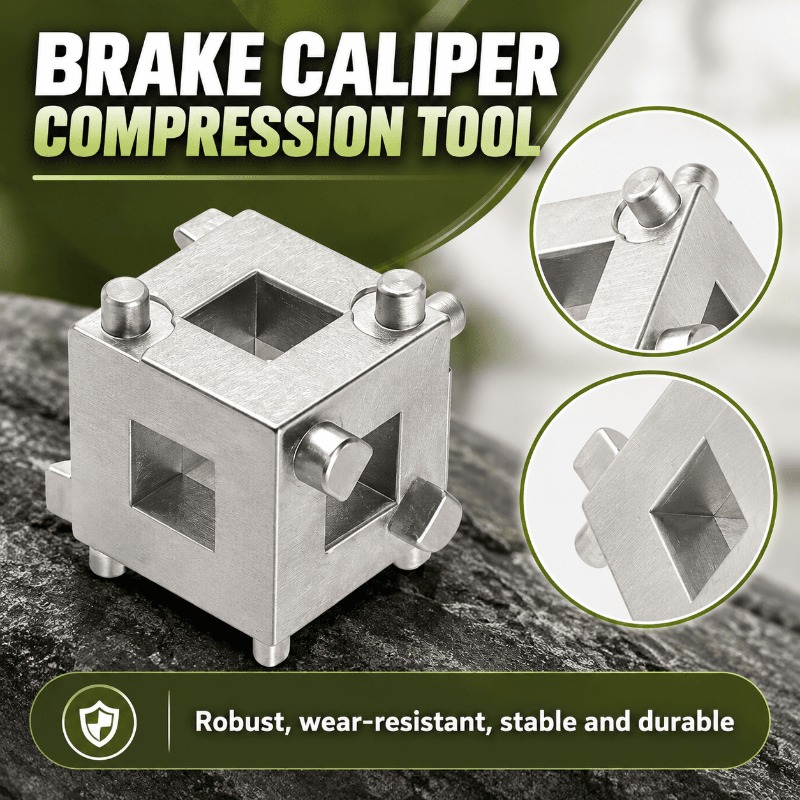 Different pin configurations on the brake piston cube