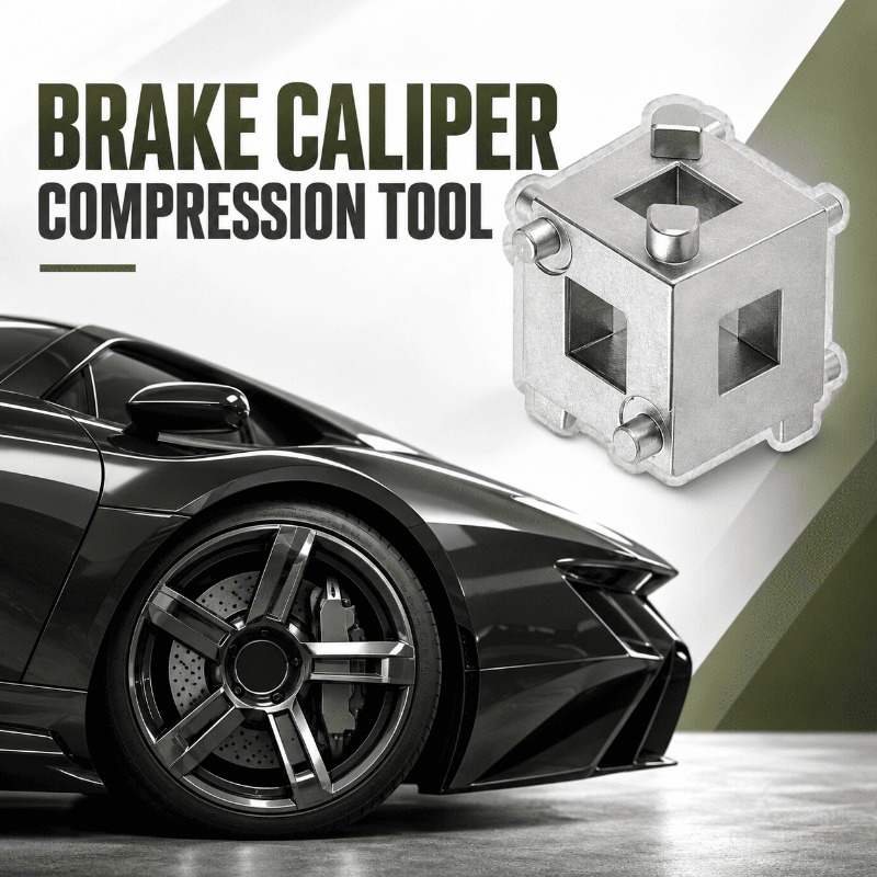 Close-up of the metal brake piston cube