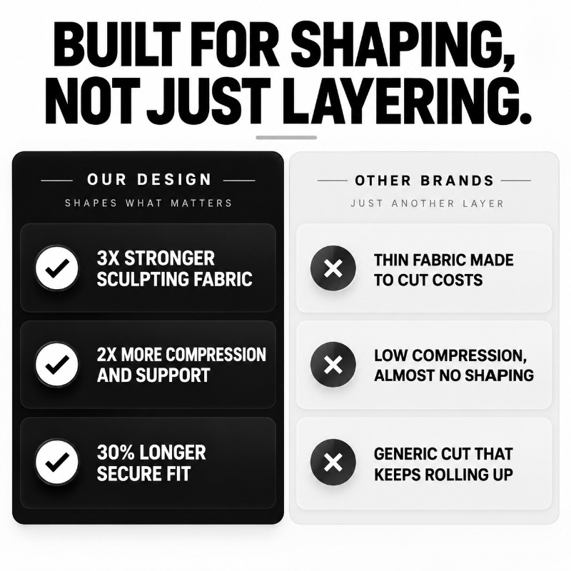 Men's compression tank fit and layering illustration