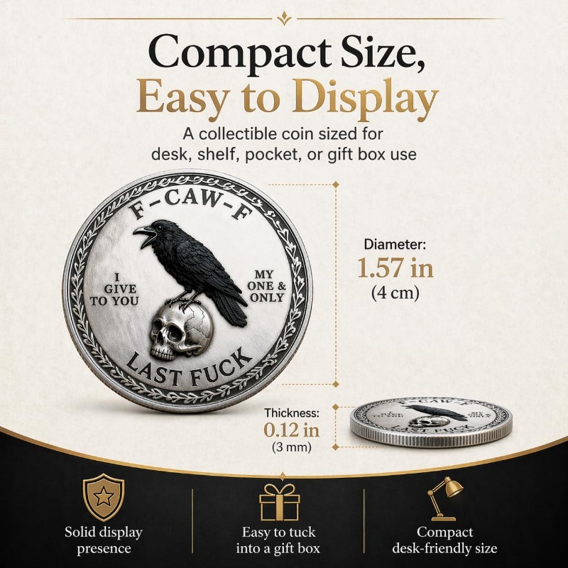 Challenge coin size and dimensions