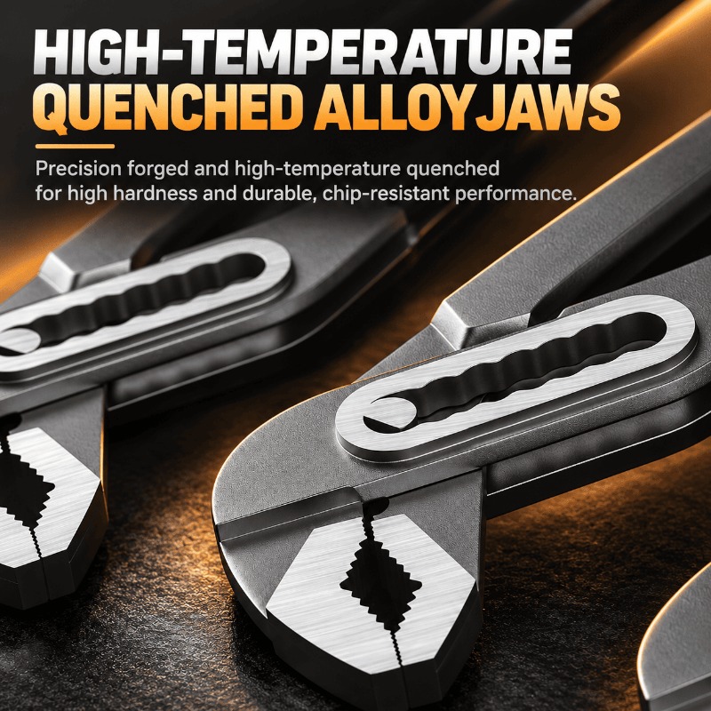 Water pump pliers body and handle construction