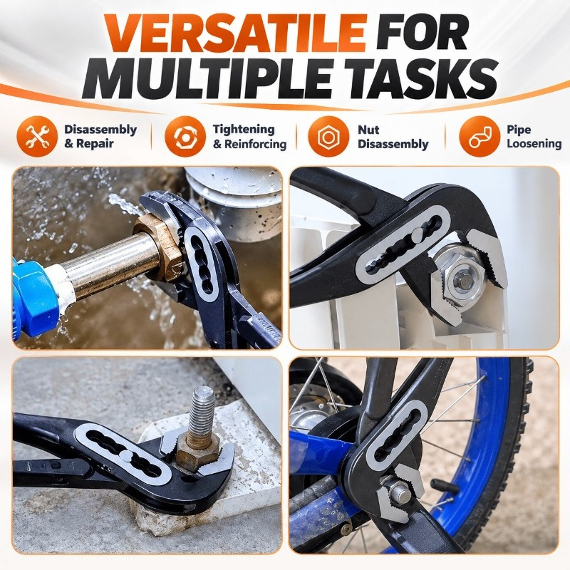Water pump pliers used for repair and maintenance tasks