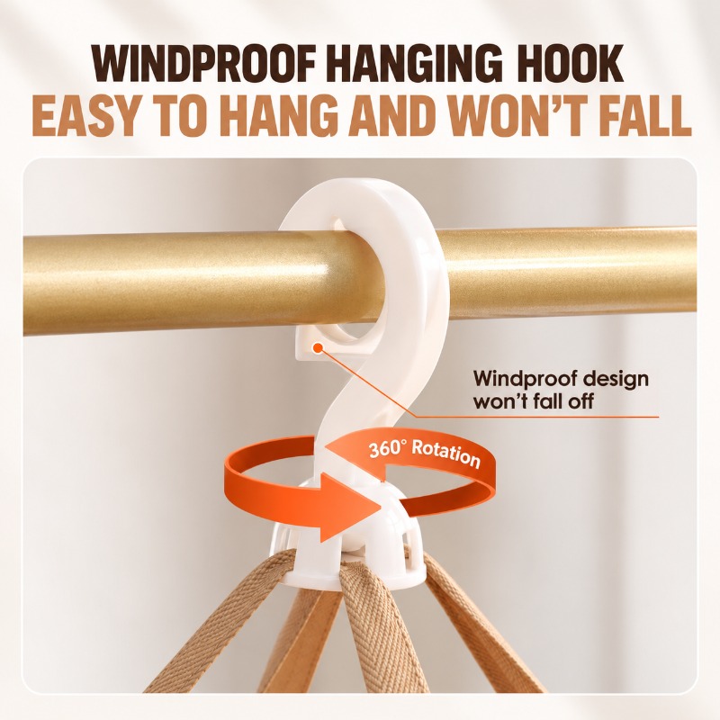 Hanging and foldable drying rack design