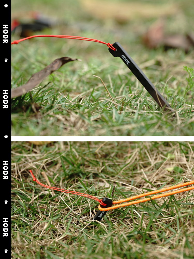12cm carbon fiber stake compared with common tent accessories