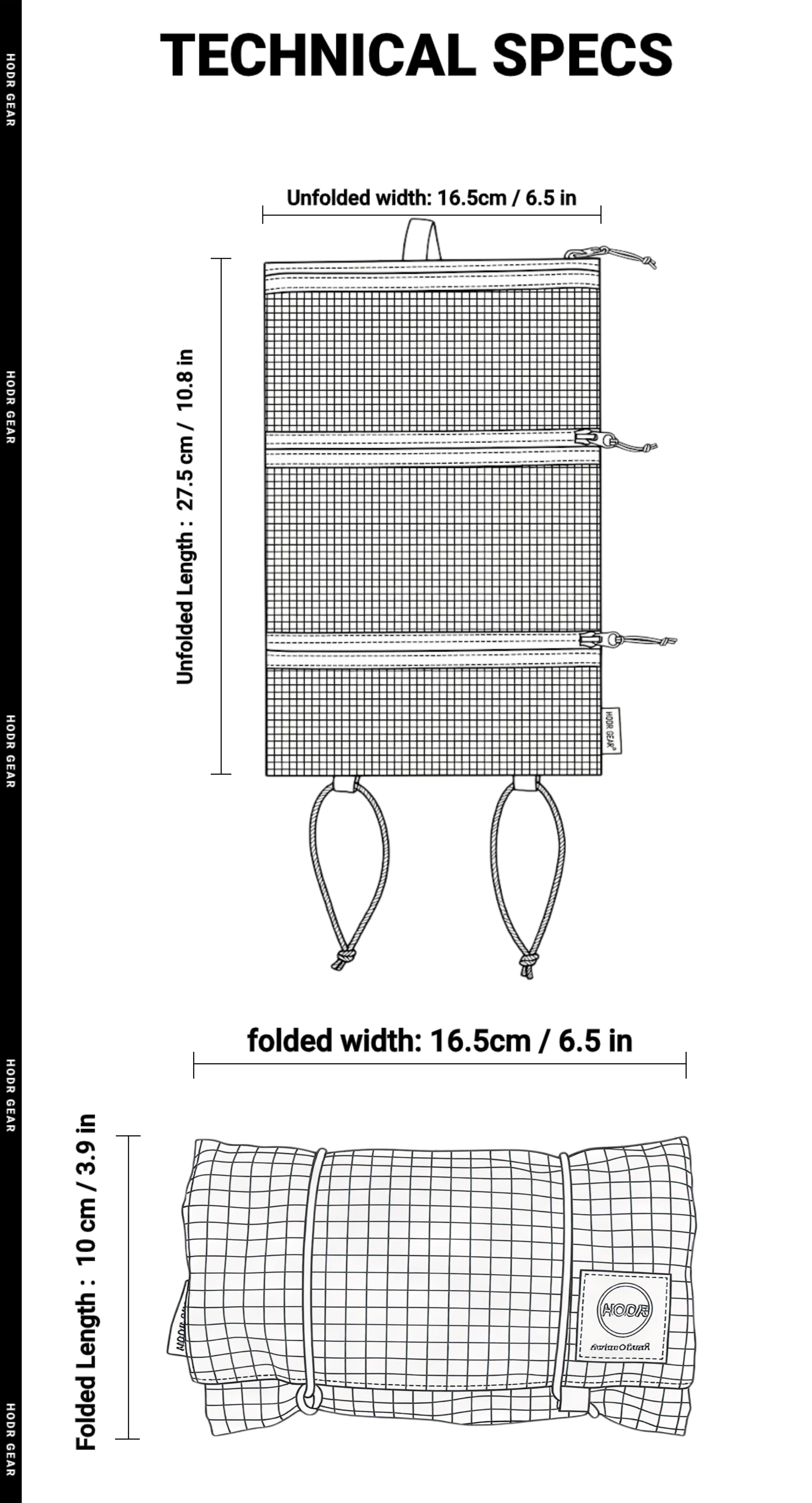 Gridstop pouch configured as an ultralight first aid kit