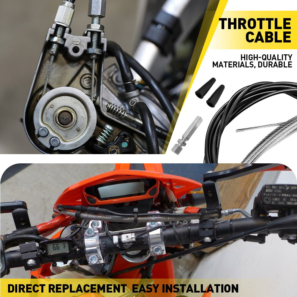 DIY Throttle cable workshop kit nipples ferrules 5 metres universal DIY Throttle cable workshop kit nipples ferrules 5 metres universal