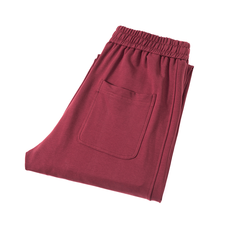 Herren Jogginghose Große Größen Elastischer Bund Rote Hose_voghion.com