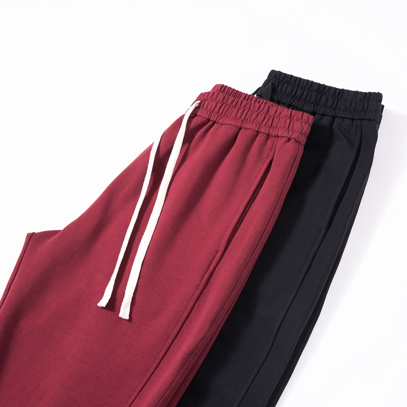 Herren Jogginghose Große Größen Elastischer Bund Rote Hose_voghion.com