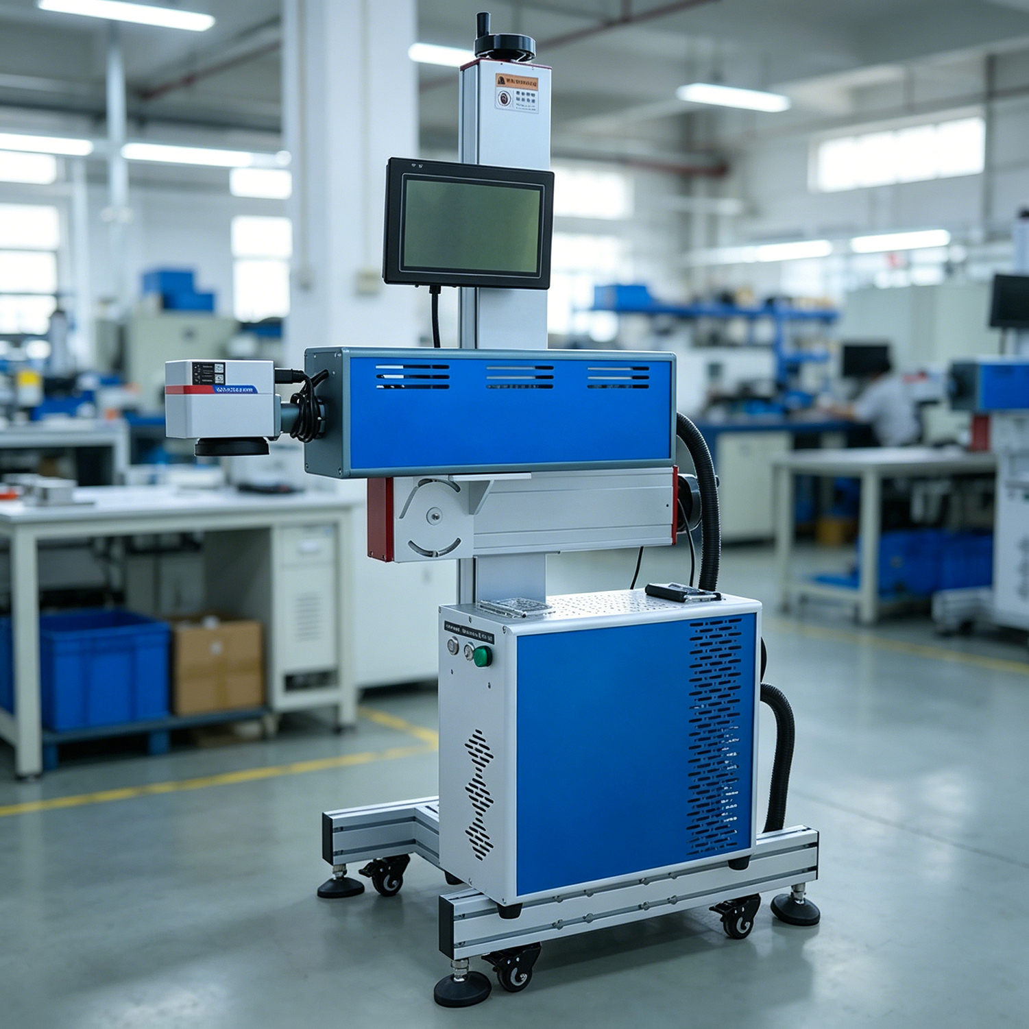 BOCTECH CO2 RF Laser Marking Machine - Complete System